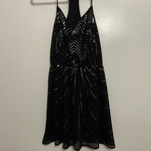 Sequin Little Black Dress